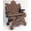 Image 1 : A RENAISSANCE REVIVAL CARVED OAK GREAT CHAIR