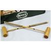 Image 3 : A BOXED JACQUES CHAMPSION CROQUET SET