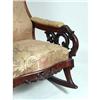 Image 2 : A VICTORIAN CARVED MAHOGANY PARLOR ROCKING CHAIR