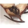 Image 3 : A VICTORIAN CARVED MAHOGANY PARLOR ROCKING CHAIR