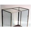 Image 2 : A GLASS AND MOLDED METAL DISPLAY CABINET