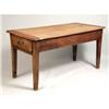 Image 1 : A BEECHWOOD WORK TABLE