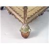 Image 4 : A GILTWOOD GRADUATED THREE TIER TRIANGULAR CANDLEHOLDER