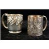 Image 1 : TWO AMERICAN STERLING SILVER HANDLED MUGS