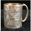 Image 2 : TWO AMERICAN STERLING SILVER HANDLED MUGS