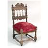 Image 2 : A SET OF FOUR BAROQUE STYLE WALNUT SIDE CHAIRS