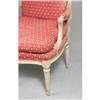 Image 2 : A LOUIS XVI STYLE WHITE-PAINTED FAUTEUIL