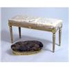 Image 1 : A LOUIS XVI STYLE GILTWOOD STOOL