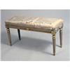 Image 2 : A LOUIS XVI STYLE GILTWOOD STOOL