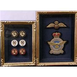 TWO FRAMED SHADOWBOXES