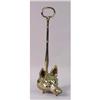 Image 1 : A CAST BRASS FOX-FORM DOOR STOP