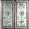 Image 1 : A PAIR OF FRAMED DECORATIVE PAINTED CANVAS PANELS