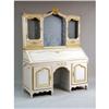 Image 1 : A LOUIS XVI STYLE CREAM AND GILT-DECORATED BUREAU CABINET
