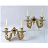 Image 1 : A PAIR OF REGENCE STYLE TWO-LIGHT SCONCES