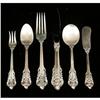Image 1 : A WALLACE "GRANDE BAROQUE" PATTERN STERLING SILVER PARTIAL FLATWARE SERVICE`