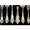 Image 2 : A WALLACE "GRANDE BAROQUE" PATTERN STERLING SILVER PARTIAL FLATWARE SERVICE`
