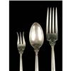 Image 3 : A WALLACE "GRANDE BAROQUE" PATTERN STERLING SILVER PARTIAL FLATWARE SERVICE`