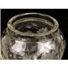 Image 4 : A STERLING SILVER LIDDED ETCHED GLASS DRESSER JAR