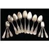 Image 1 : A GROUP OF COIN SILVER SPOONS
