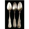 Image 3 : A GROUP OF COIN SILVER SPOONS