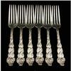 Image 1 : A SET OF SIX TIFFANY & CO. "ATLANTIS" PATTERN (1899) LUNCHEON FORKS