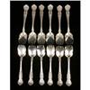 Image 1 : A SET OF TWELVE GORHAM "CAMBRIDGE" PATTERN (1899) ICE CREAM FORKS