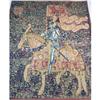 Image 2 : A PAINTED CANVAS COPY OF A MEDIEVAL TAPESTRY