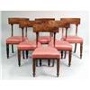 Image 1 : A SET OF SIX WILLIAM IV MAHOGANY DINING CHAIRS