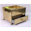 Image 3 : A BRASS RECTANGULAR CIGAR AND CIGARETTE BOX