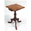 Image 1 : A FEDERAL STYLE MAHOGANY TRIPOD CANDLESTAND