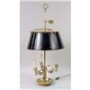 Image 1 : A LOUIS XVI STYLE BRASS BOUILLOTTE LAMP
