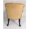 Image 4 : A GEORGIAN STYLE MAHOGANY UPHOLSTERED ARMCHAIR