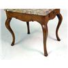 Image 5 : A LOUIS XV PROVINCIAL STYLE MARBLE-TOP WALNUT SIDE TABLE