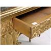 Image 5 : AN UNUSUAL CARVED GILTWOOD MARBLE-TOP SIDE TABLE