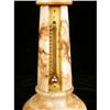 Image 3 : A ROUGE MARBLE AND MERCURY TABLE THERMOMETER