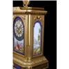 Image 2 : A LOUIS XVI STYLE PORCELAIN AND GILT-METAL TABLE CLOCK