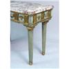 Image 2 : A NEOCLASSICAL PAINTED AND PARCEL-GILT SIDE TABLE