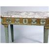 Image 4 : A NEOCLASSICAL PAINTED AND PARCEL-GILT SIDE TABLE