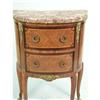 Image 3 : A LOUIS XV/XVI TRANSITIONAL STYLE TULIPWOOD COMMODE