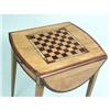 Image 2 : A GEORGE III STYLE INLAID SATINWOOD BACKGAMMON TABLE