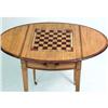 Image 6 : A GEORGE III STYLE INLAID SATINWOOD BACKGAMMON TABLE