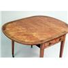 Image 3 : A GEORGE III SATINWOOD PEMBROKE TABLE