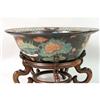 Image 2 : A CHINESE ENAMEL DECORATED STONEWARE BOWL