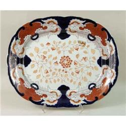AN IRONSTONE PLATTER