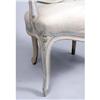 Image 3 : A LOUIS XV STYLE PAINTED FAUTEUIL