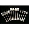 Image 1 : A GROUP OF STERLING SILVER FLATWARE ITEMS