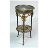 Image 1 : A VICTORIAN GILT-METAL AND STEEL JARDINIERE STAND