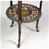 Image 3 : A VICTORIAN GILT-METAL AND STEEL JARDINIERE STAND