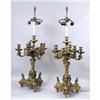 Image 1 : A PAIR OF VICTORIAN ORMOLU CANDELABRA
