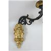 Image 3 : A PAIR OF VICTORIAN RENAISSANCE REVIVAL STYLE GILT-METAL AND PATINATED-BRONZE WALL LIGHTS